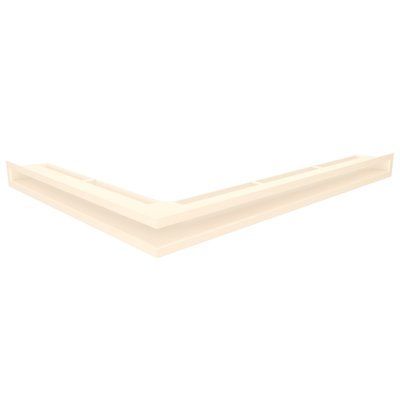 Вентиляционная решетка для камина 60х800х600 SAVEN Loft Angle угловая правая кремовая Loft/NP/6/80/60/С фото