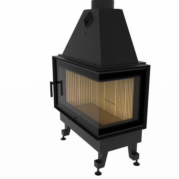 Камінна топка M-FIRE 80 кутова права (17kW) m-fire80r фото