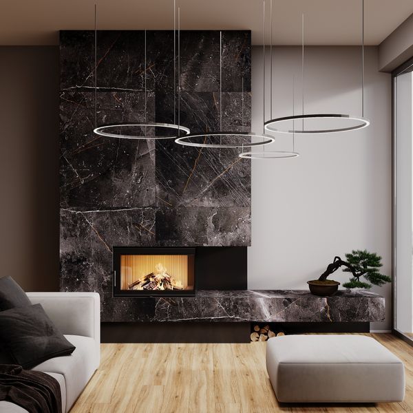 Камінна топка M-FIRE 80 кутова права (17kW) m-fire80r фото