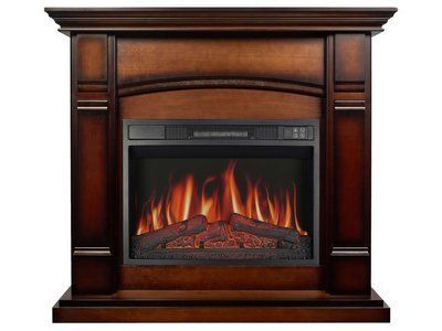 Електрокамін ArtiFlame Manchester AF23S махагон коричневий антик Manchester AF23S MBA фото