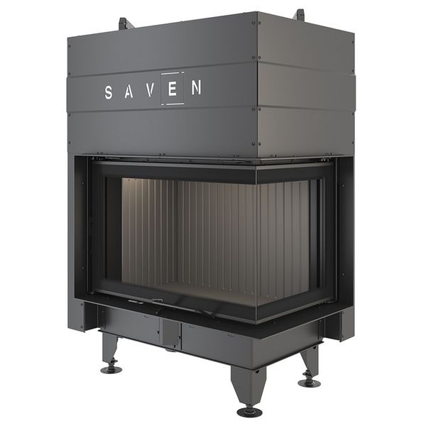 Камінна топка кутова SAVEN Energy Up 85х50х47R Black SE/85/50/47/R/Up/BL фото