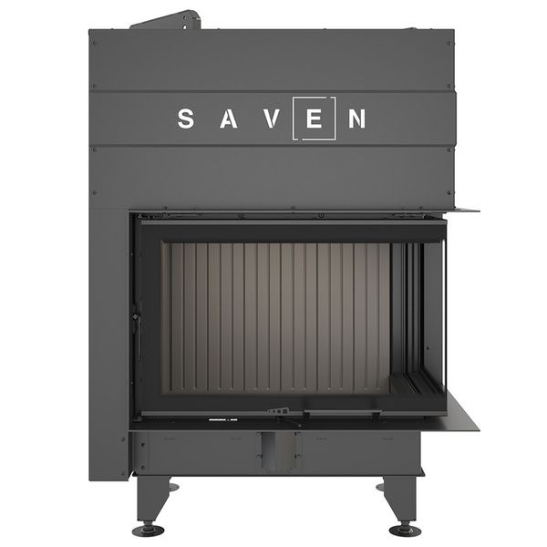 Камінна топка кутова SAVEN Energy Up 85х50х47R Black SE/85/50/47/R/Up/BL фото