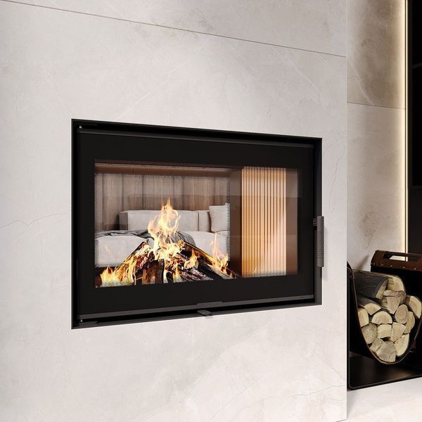 Камінна топка M-FIRE 80 тунель (14kW) mfire80t фото