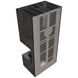 Камин Kratki FLOKI BOX правый 8 kW &Oslash; 160 в корпусе с керамогранита NATURALI NERO GRECO FLOKI/S/P/Q/N/G фото 3