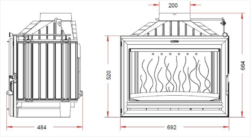 Камінна топка INVICTA Option 700 Invicta Option 700 фото