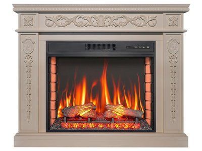 Електрокамін ArtiFlame Delmona AF28S слонова кістка Delmona AF28S I фото