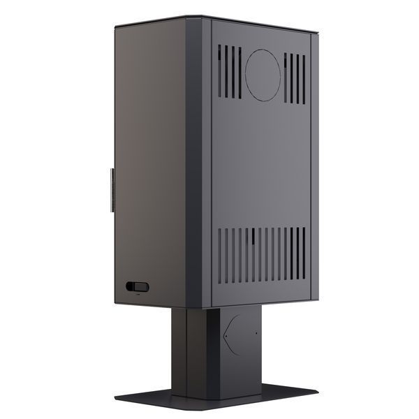 Стальная печь BOKAR Aston FD 4380 ( 9,0 кв ) black ceramatex BOKAR Aston FD 4380 ( 9,0 кв ) black ceramatex фото