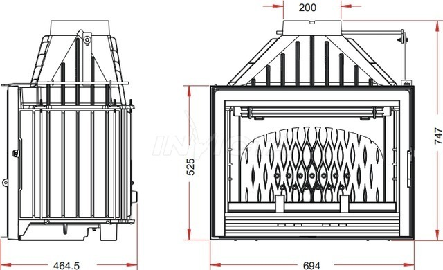 Камінна топка INVICTA 700 Compact INVICTA 700 Compact фото