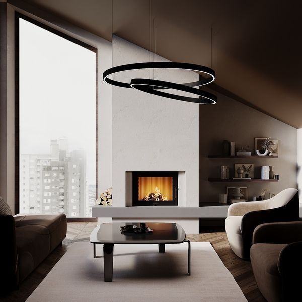 Камінна топка M-FIRE 70 пряма (15kW) m-fire70p фото