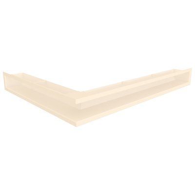Вентиляційна решітка для каміна 90х800х600 SAVEN Loft Angle кутова права кремова Loft/NP/9/80/60/С фото