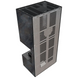 Камин Kratki FLOKI BOX правый 8 kW &Oslash; 160 в корпусе с керамогранита OSSIDO NERO FLOKI/S/P/Q/OS/N фото 3