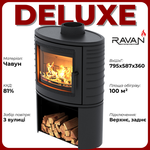 Чавунна піч  Ravan Deluxe  Deluxe фото
