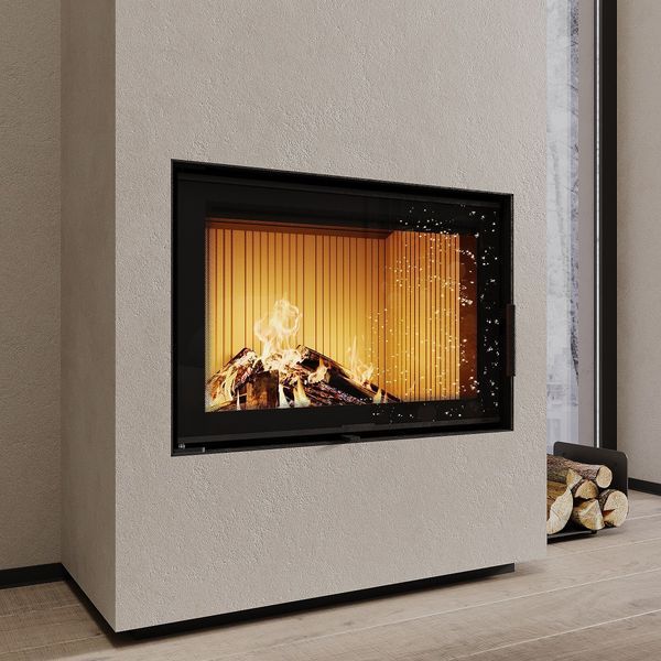 Каминная топка M-FIRE 80 прямая (17kW)  m-fire80p фото
