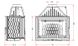 Камінна топка INVICTA 800 Grande Vision з шибером  928175 фото 3