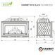 Каминная топка KAWMET W16 Black (9.4 kW) W16 9.4kW BL/ECO фото 9