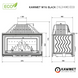 Каминная топка KAWMET W16 Black (16.3 kW) W16 16,3kW BL/ECO фото 9
