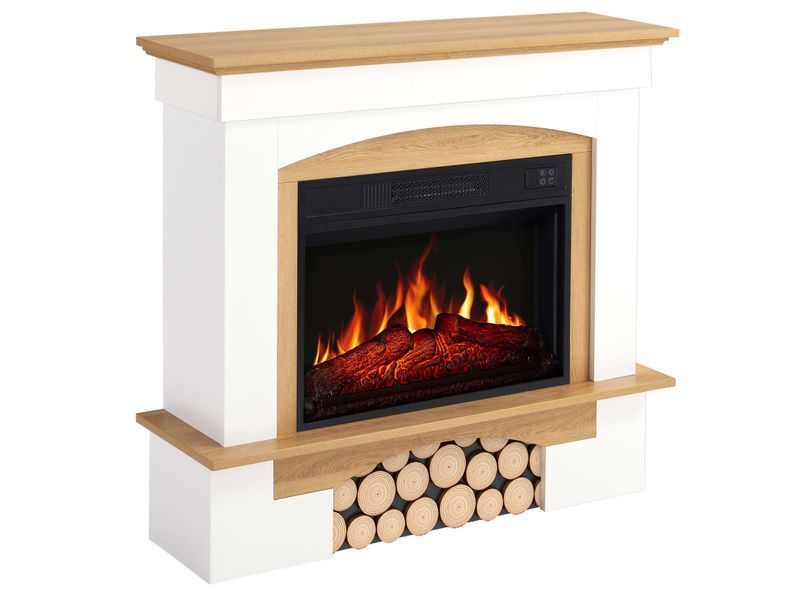 Електрокамін ArtiFlame Woodley AF23S білий / дуб натуральний Woodley AF23S WT/NO фото