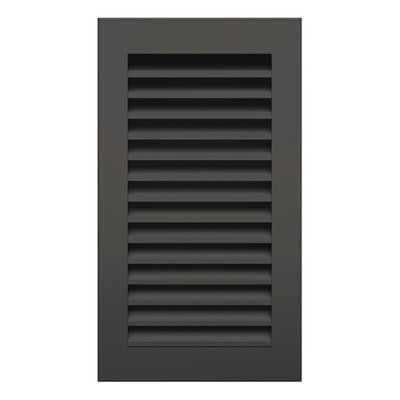 Вентиляційна решітка для каміна SAVEN Hide Vertical 30x17 чорна HV/30/17/BL фото