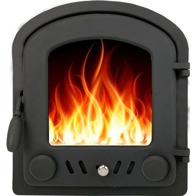 Чавунні дверцята для печей Iron Fire Tessa 430х480 мм 1243 фото