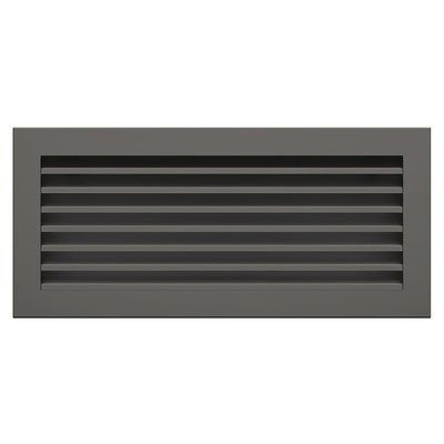 Вентиляційна решітка для каміна SAVEN Hide 17x37 графітова H/17/37/G фото