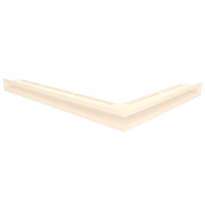 Вентиляционная решетка для камина 60х600х800 SAVEN Loft Angle угловая левая кремовая Loft/NL/6/60/80/С фото