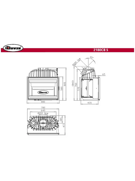 Камінна топка Dovre 2180 CBS 2180 CBS фото